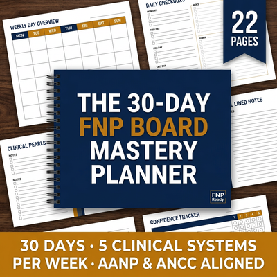30-Day FNP Board Mastery Planner